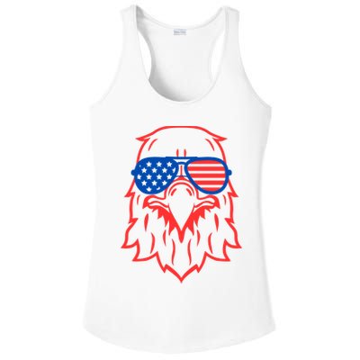 American Eagle 4th Of July Festive Ladies PosiCharge Competitor Racerback Tank