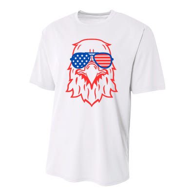 American Eagle 4th Of July Festive Youth Performance Sprint T-Shirt