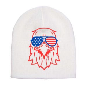 American Eagle 4th Of July Festive Short Acrylic Beanie