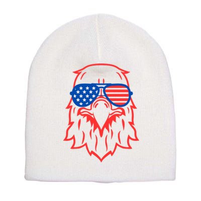 American Eagle 4th Of July Festive Short Acrylic Beanie