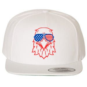 American Eagle 4th Of July Festive Wool Snapback Cap