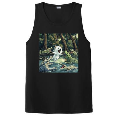 American Eskimo Alligator Fight PosiCharge Competitor Tank