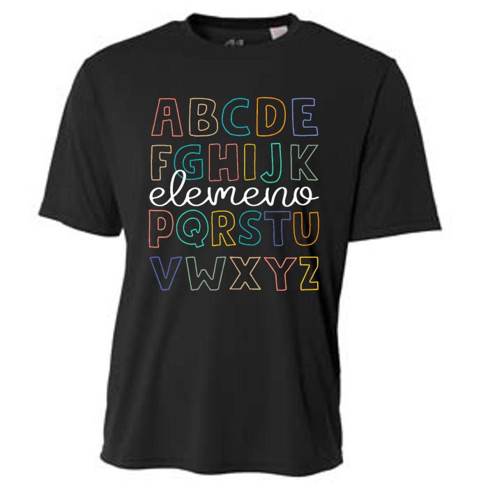 ABC Elemeno Alphabet Kindergarten Teachers Back to School Cooling Performance Crew T-Shirt