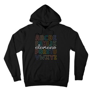 ABC Elemeno Alphabet Kindergarten Teachers Back to School Hoodie