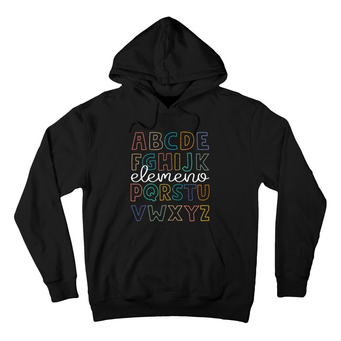 ABC Elemeno Alphabet Kindergarten Teachers Back to School Hoodie