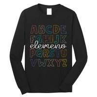 ABC Elemeno Alphabet Kindergarten Teachers Back to School Long Sleeve Shirt