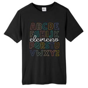 ABC Elemeno Alphabet Kindergarten Teachers Back to School Tall Fusion ChromaSoft Performance T-Shirt