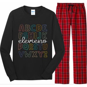 ABC Elemeno Alphabet Kindergarten Teachers Back to School Long Sleeve Pajama Set