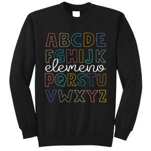 ABC Elemeno Alphabet Kindergarten Teachers Back to School Tall Sweatshirt