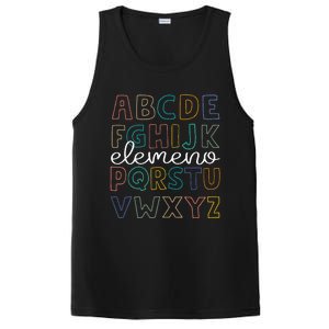 ABC Elemeno Alphabet Kindergarten Teachers Back to School PosiCharge Competitor Tank