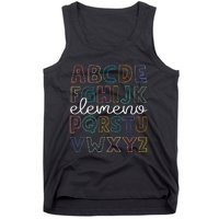 ABC Elemeno Alphabet Kindergarten Teachers Back to School Tank Top