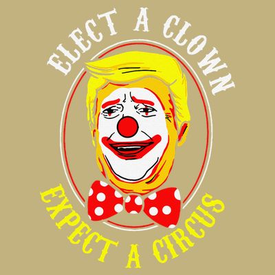 Anti-Trump Elect A Clown Expect A Circus Resist Protest T-Shirt