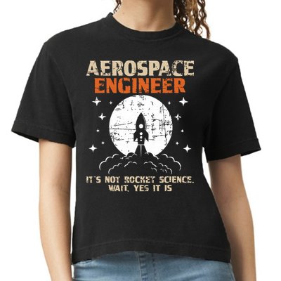 Aerospace Engineer Aeronautical Engineering Aviation Lover Comfort Colors Boxy T-Shirt