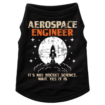 Aerospace Engineer Aeronautical Engineering Aviation Lover Doggie Tank