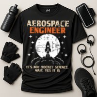 Aerospace Engineer Aeronautical Engineering Aviation Lover Cooling Performance Crew T-Shirt