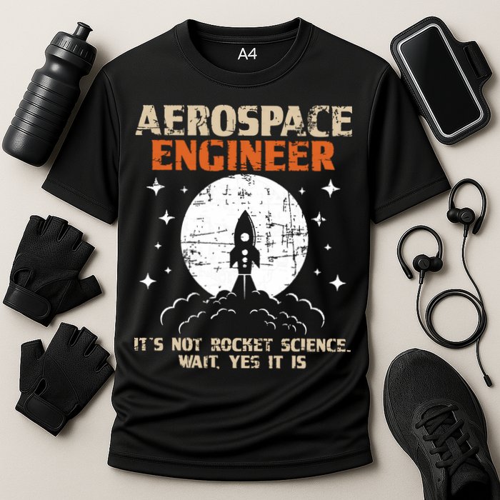 Aerospace Engineer Aeronautical Engineering Aviation Lover Cooling Performance Crew T-Shirt