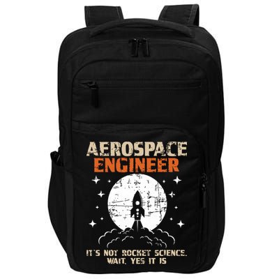 Aerospace Engineer Aeronautical Engineering Aviation Lover Impact Tech Backpack