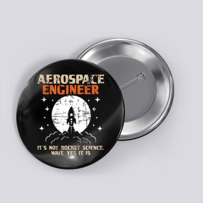 Aerospace Engineer Aeronautical Engineering Aviation Lover Button
