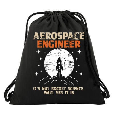 Aerospace Engineer Aeronautical Engineering Aviation Lover Drawstring Bag