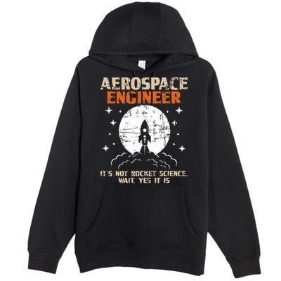 Aerospace Engineer Aeronautical Engineering Aviation Lover Premium Pullover Hoodie
