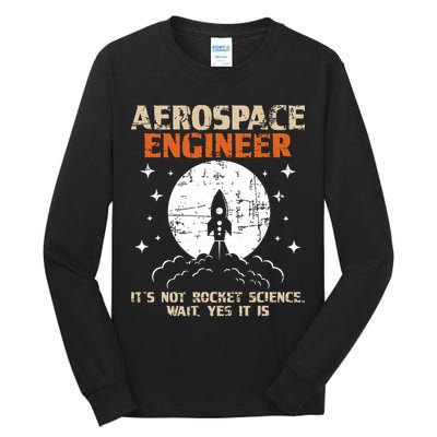 Aerospace Engineer Aeronautical Engineering Aviation Lover Tall Long Sleeve T-Shirt