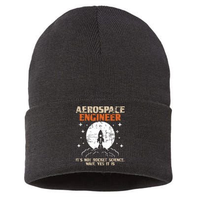 Aerospace Engineer Aeronautical Engineering Aviation Lover Sustainable Knit Beanie