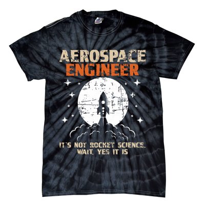 Aerospace Engineer Aeronautical Engineering Aviation Lover Tie-Dye T-Shirt