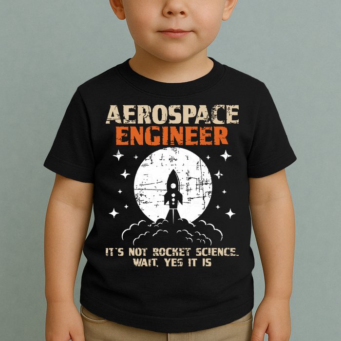Aerospace Engineer Aeronautical Engineering Aviation Lover Toddler T-Shirt