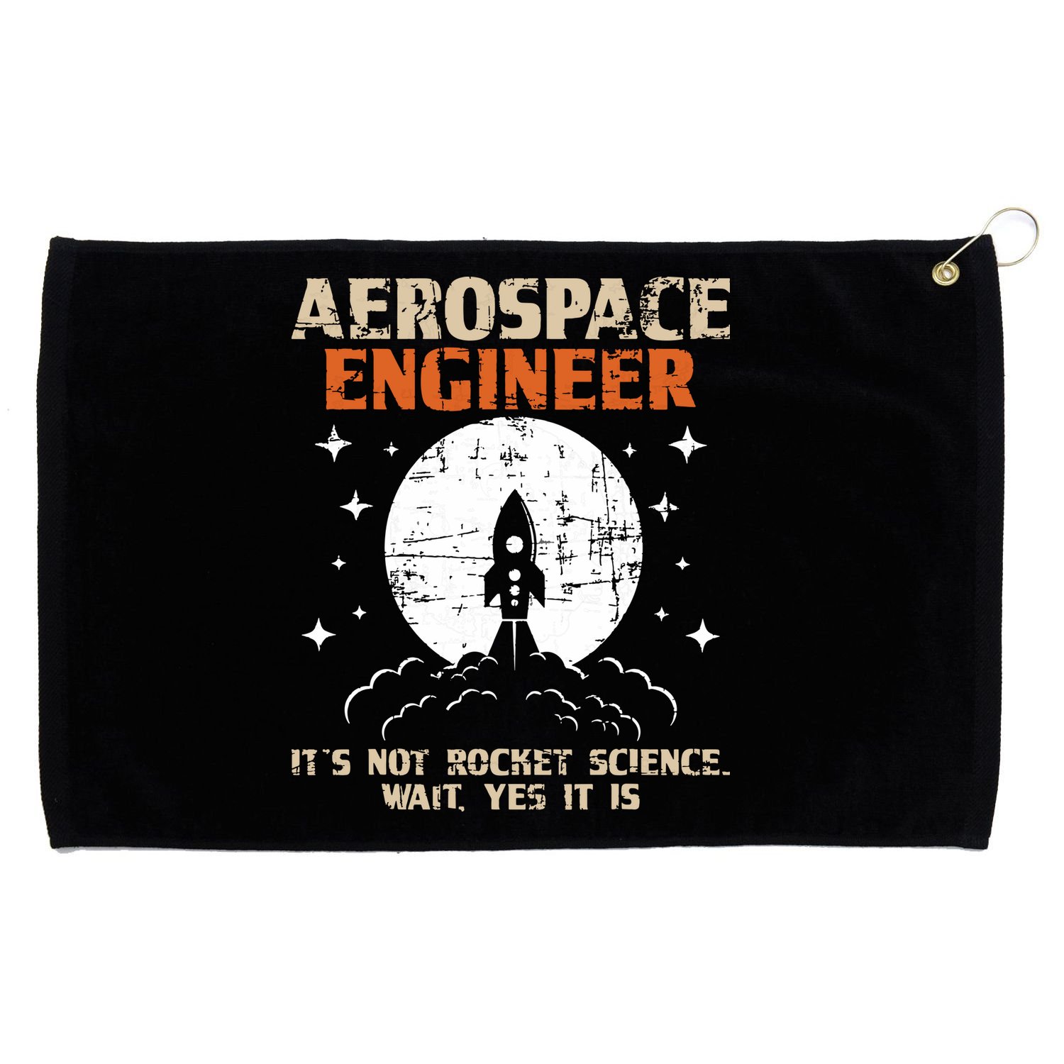 Aerospace Engineer Aeronautical Engineering Aviation Lover Grommeted Golf Towel