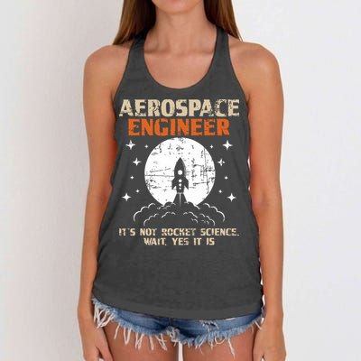 Aerospace Engineer Aeronautical Engineering Aviation Lover Women's Knotted Racerback Tank
