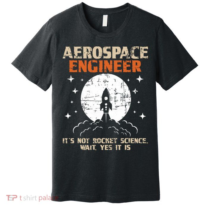 Aerospace Engineer Aeronautical Engineering Aviation Lover Premium T-Shirt