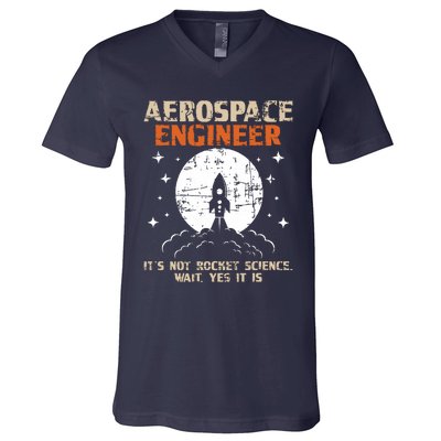 Aerospace Engineer Aeronautical Engineering Aviation Lover V-Neck T-Shirt