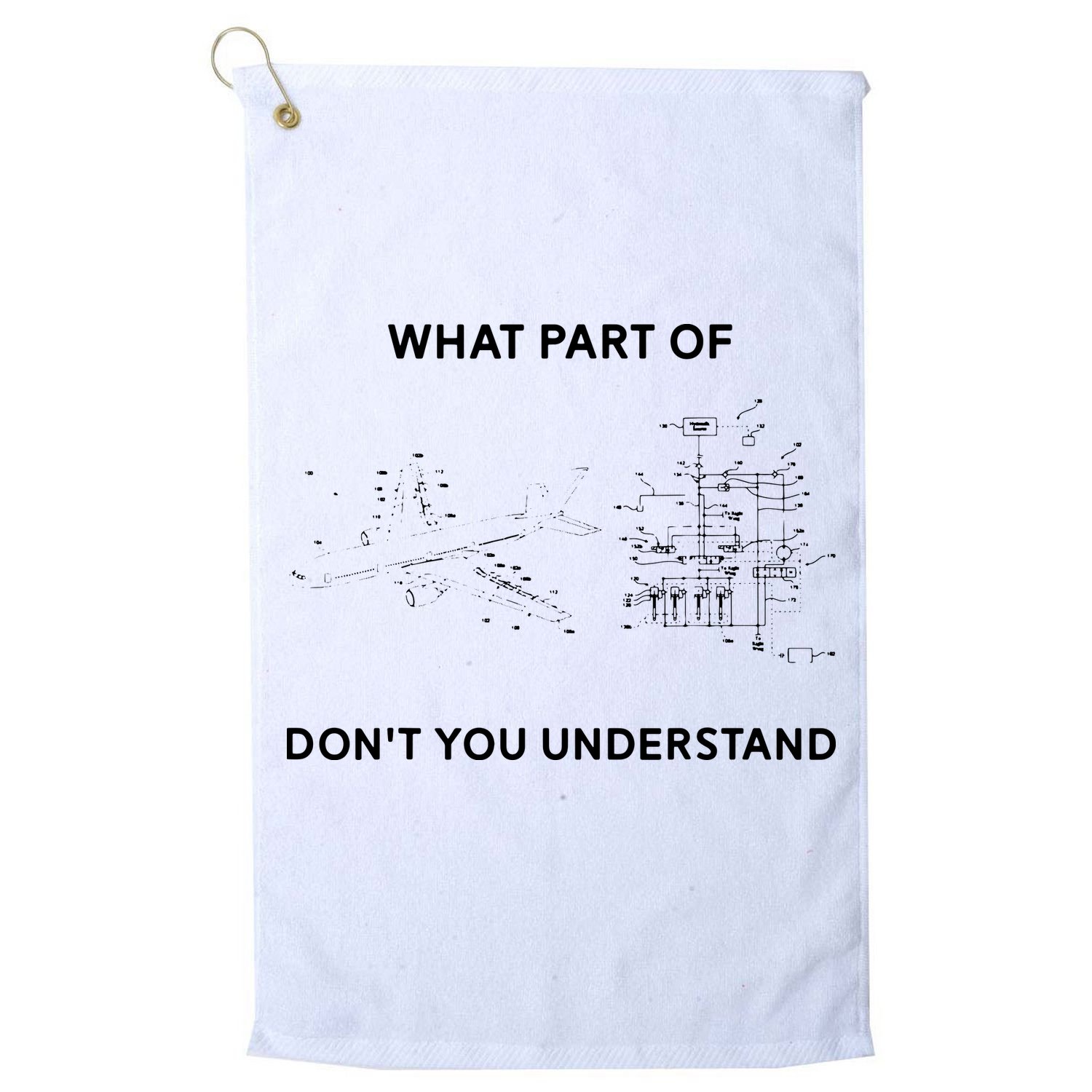 Aerospace Engineering Aerospace Engineer Golf Towel