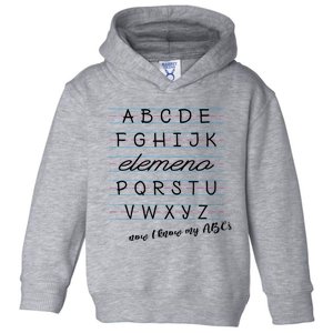 ABC Elemeno Alphabet Kindergarten Preschool Teacher Toddler Hoodie