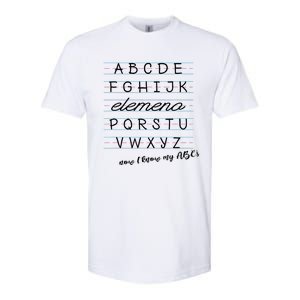 ABC Elemeno Alphabet Kindergarten Preschool Teacher Softstyle CVC T-Shirt