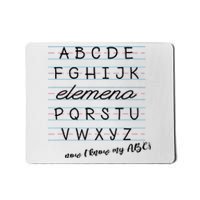 ABC Elemeno Alphabet Kindergarten Preschool Teacher Mousepad