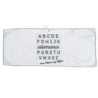 ABC Elemeno Alphabet Kindergarten Preschool Teacher Large Microfiber Waffle Golf Towel