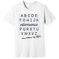 ABC Elemeno Alphabet Kindergarten Preschool Teacher Premium T-Shirt