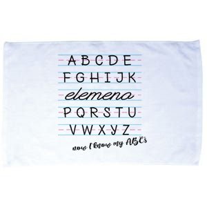 ABC Elemeno Alphabet Kindergarten Preschool Teacher Microfiber Hand Towel