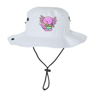 Axolotl Eating A Bowl Of Ramen Anime Funny Cute Legacy Cool Fit Booney Bucket Hat