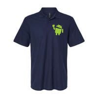 Android Eats Apple Funny Nerd Computer Polo