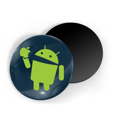 Android Eats Apple Funny Nerd Computer Magnet