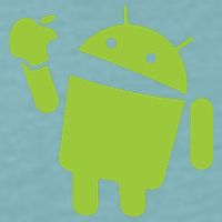 Android Eats Apple Funny Nerd Computer Sueded Cloud Jersey T-Shirt