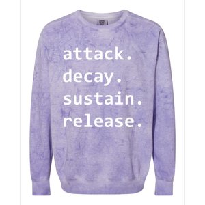 Adsr Envelope Colorblast Crewneck Sweatshirt