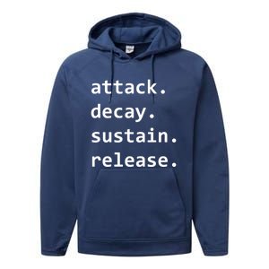 Adsr Envelope Performance Fleece Hoodie