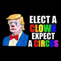 Anti-Trump Elect A Clown Expect A Circus Resist Protest Womens Tank Top
