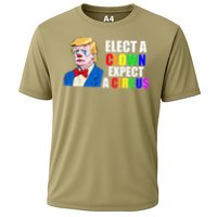 Anti-Trump Elect A Clown Expect A Circus Resist Protest Cooling Performance Crew T-Shirt