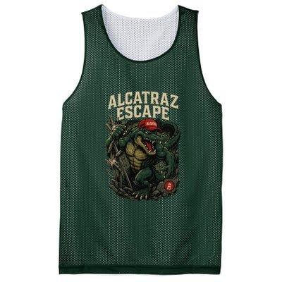 Alcatraz Escape Mesh Reversible Basketball Jersey Tank