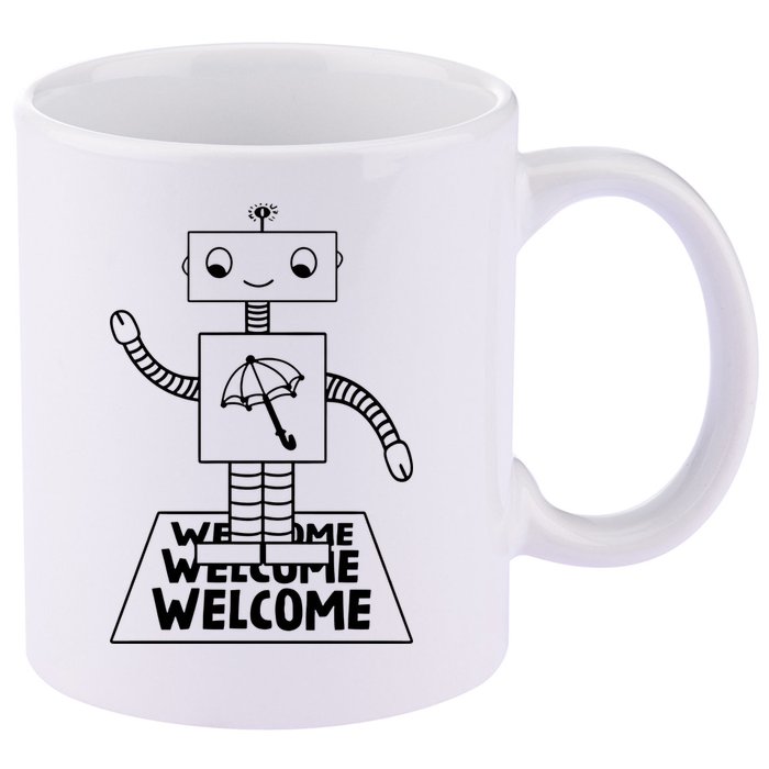 Armchair Expert 11oz C Handle Ceramic Mug