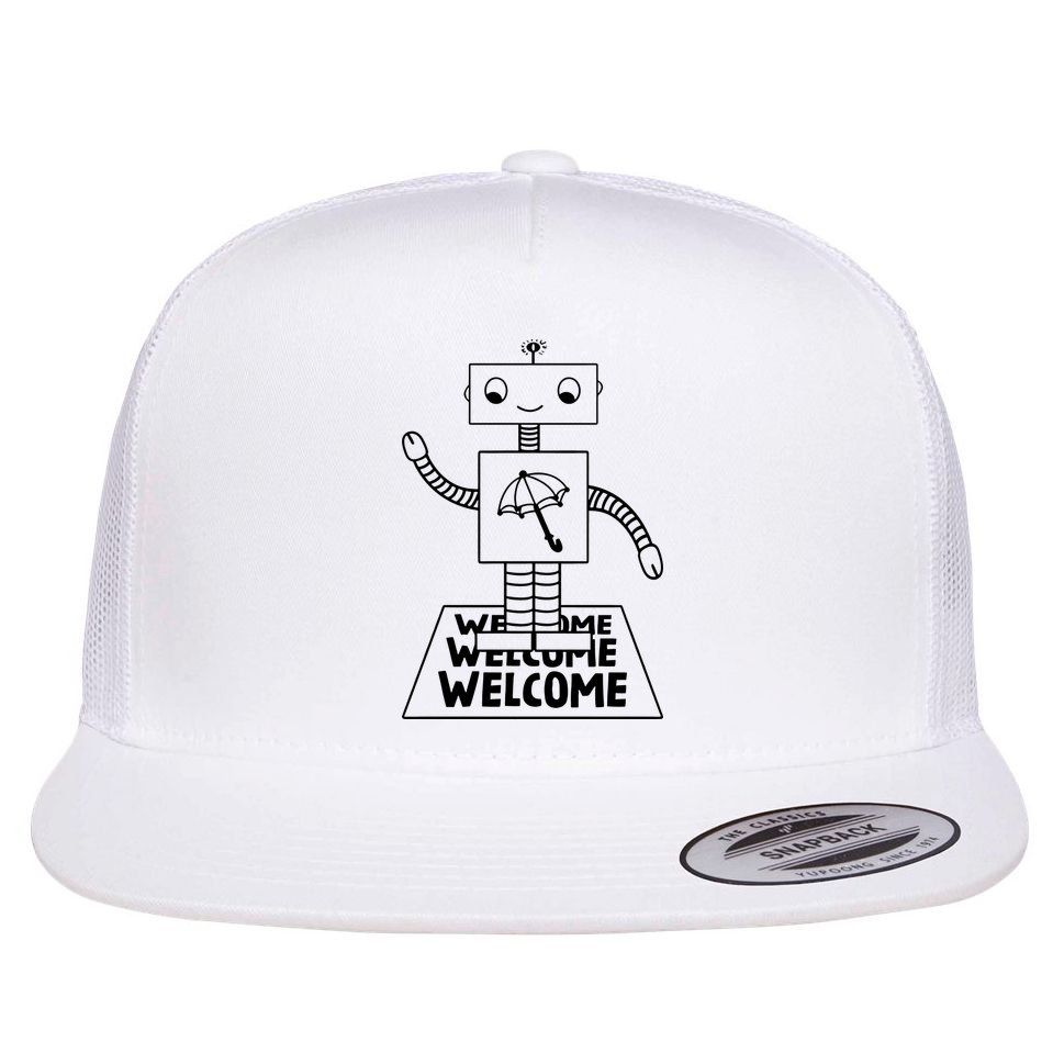 Armchair Expert Flat Bill Trucker Hat
